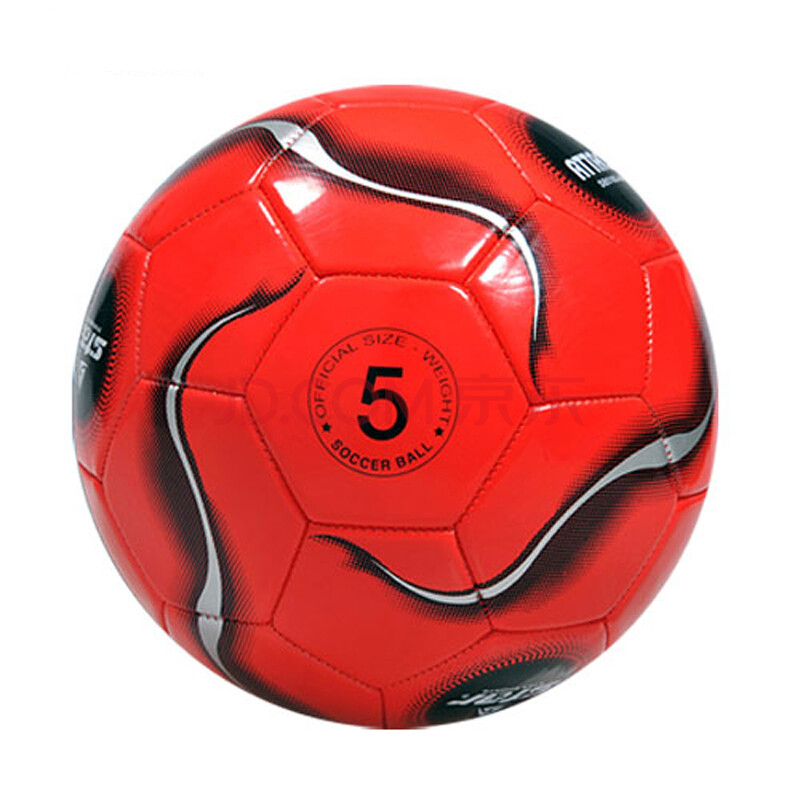 特价star世达pu耐磨训练红色5号足球sb5165-04 送针网气筒