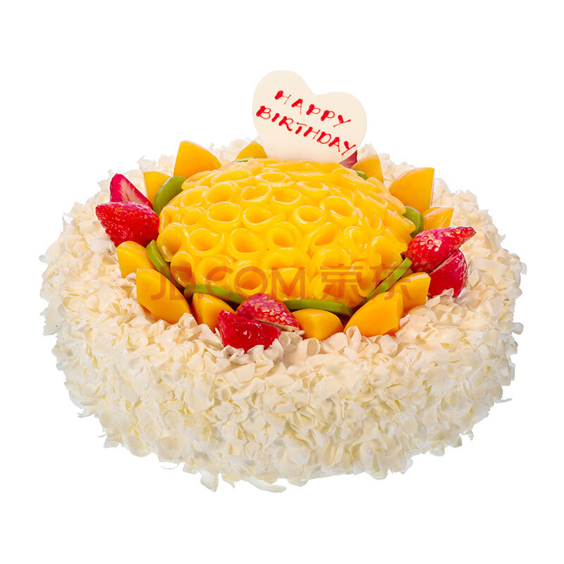 好利来 生日 水果奶油蛋糕 欢聚 限北京五环以内定制 适合15至20人
