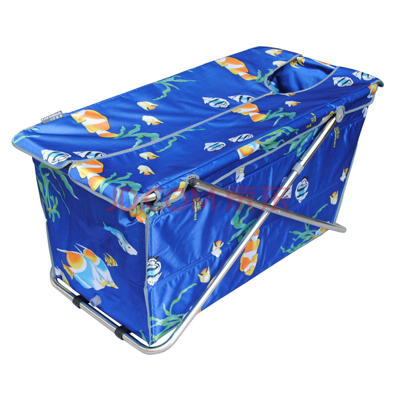 浮德堡 不锈钢折叠浴缸泡澡盆 婴幼儿泳池 成人泡澡盆 保温省水浴缸