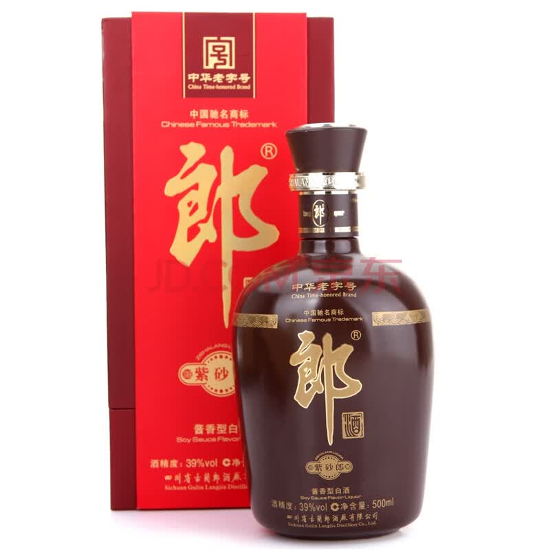 【郎酒白酒】郎酒紫砂郎酒 39度 500ml【行情 报价 价格 评测】-京东