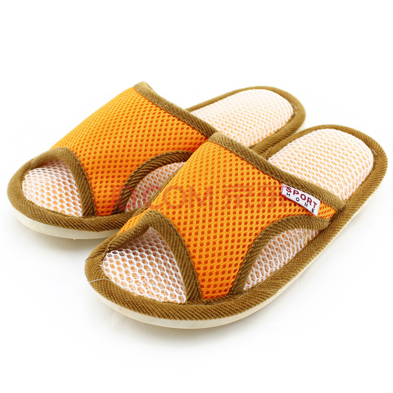 夏季情侣款室内客厅拖空调凉拖鞋 3d拖桔色 44/270