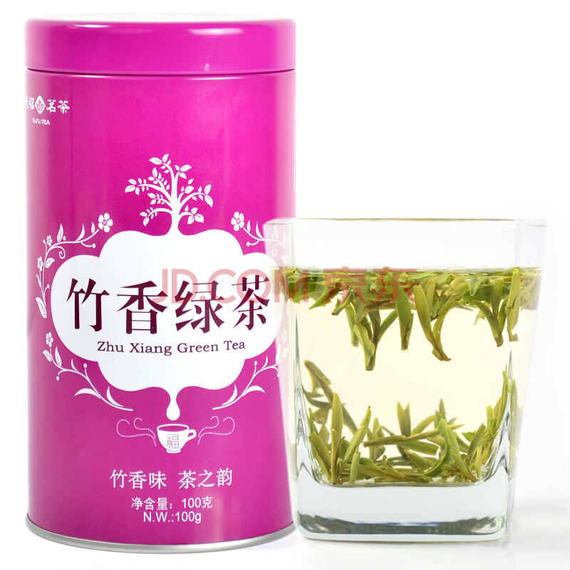 天福茗茶竹香绿茶m62022新茶四川峨眉山高山新茶叶100g