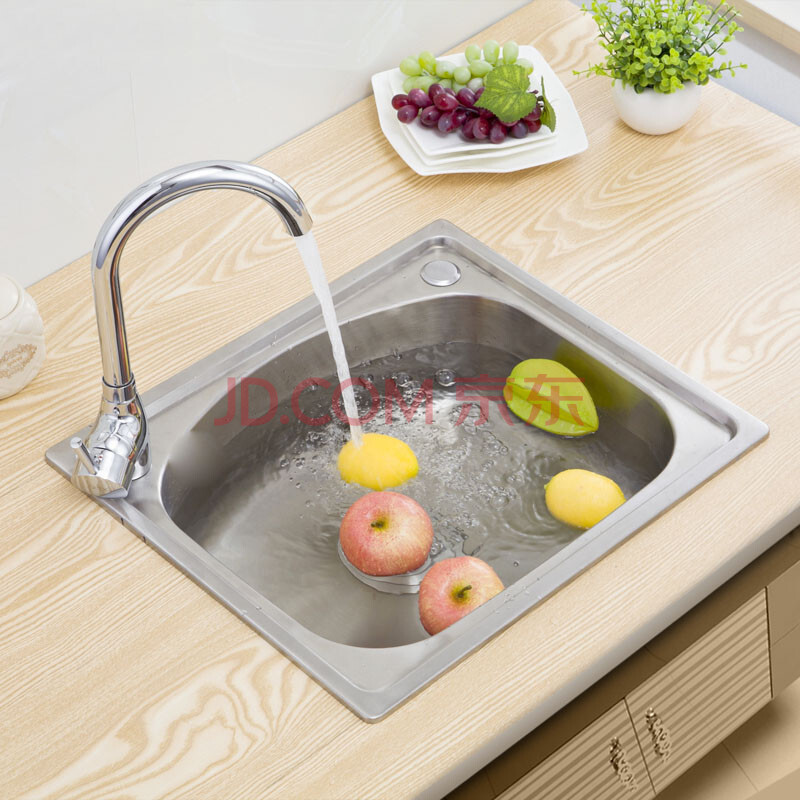 厨房卫浴 水槽 欧德宝 欧德宝 odbo-8602 不锈钢水槽套装 一体成型单