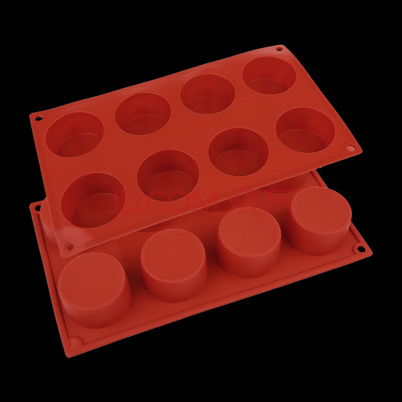 昌顺 硅胶软膜 蛋糕模 果冻布丁模 冰格手工巧克力模具 8连布丁模(cs5