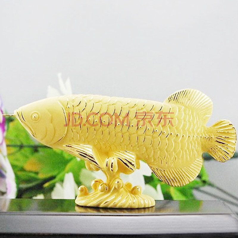 雅凝珠宝 金龙鱼(中大)绒沙金摆件 黄金礼品电铸千足金工艺品商务送礼
