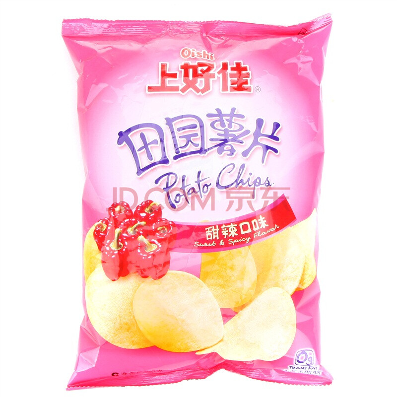 上好佳田园薯片甜辣口味90g