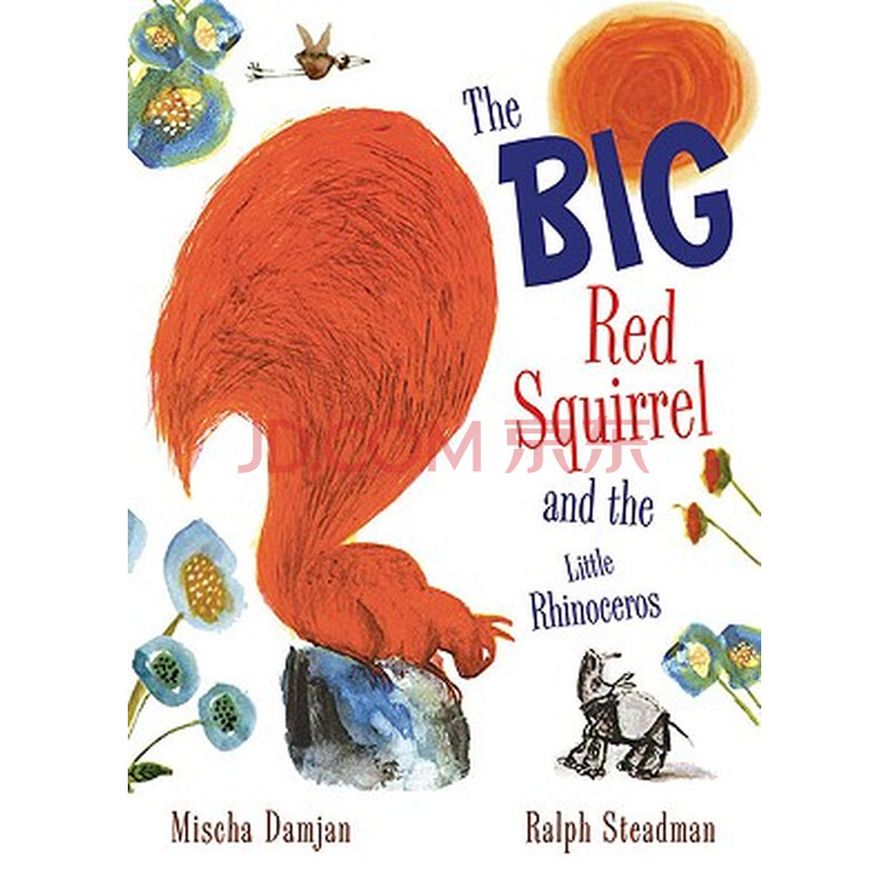 【预订】the big red squirrel and the little