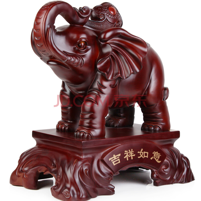 上善好 大象招财摆件 风水开业礼品 创意工艺品商务礼