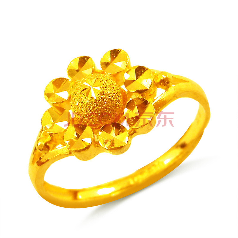 1030.00 周生生 黄金足金双行心形戒指开口戒指 34638r 3.