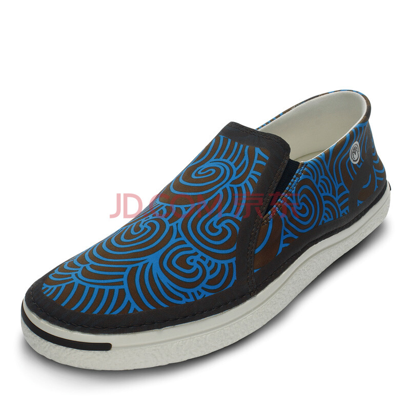 卡骆驰crocs帆布鞋男波纹踏浪 om307-27s 褐色 m11