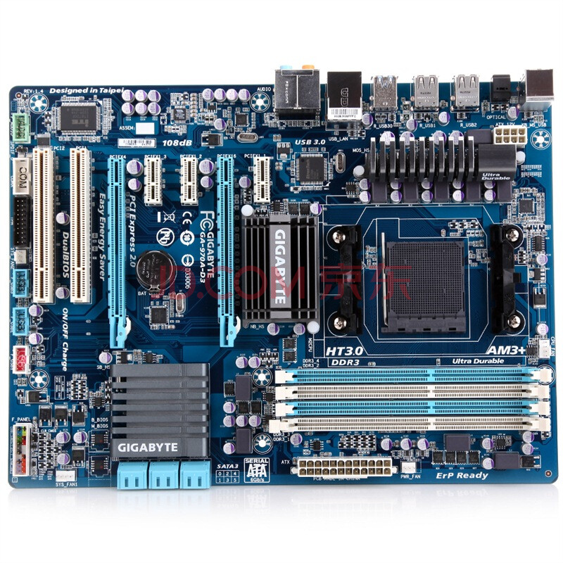 技嘉(gigabyte)ga-970a-d3 rev1.4 (amd970/socket am3 )