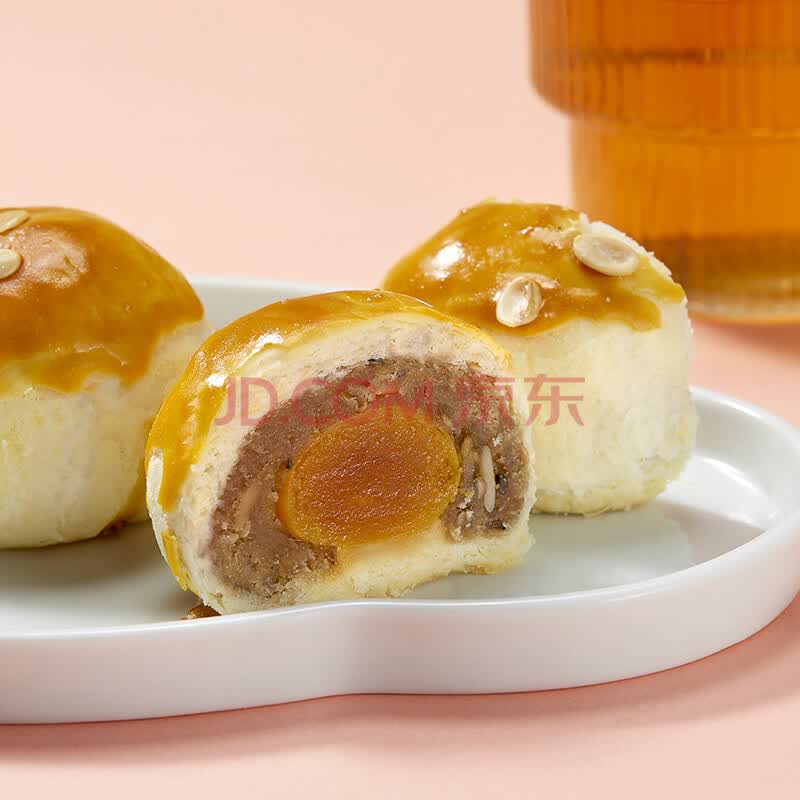 全聚德中华老字号 中式糕点果仁蛋黄酥两枚装100g