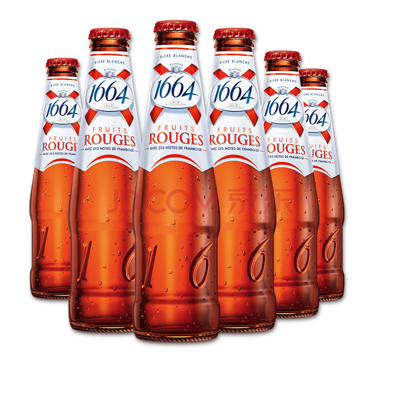 【二狗酒馆】进口啤酒 1664法国原装精酿 树莓果味啤酒 6瓶装