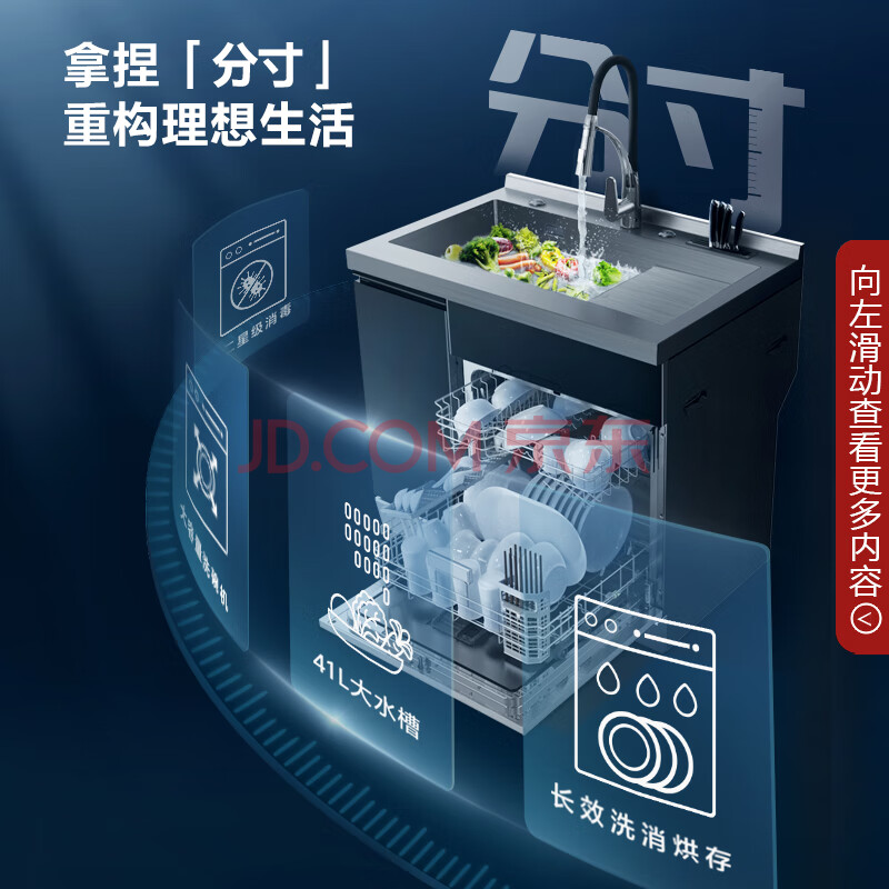 实用吐槽-美的集成水槽洗碗机XQ01怎么样完美？真实入手是预测，内幕爆料 对比评测 第3张
