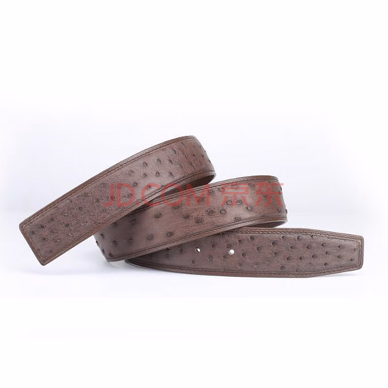 

chuentye (chuentye) men's belt big south african ostrich skin rare leather leather belt headless belt body casual belt brown width 3.8cm belt le