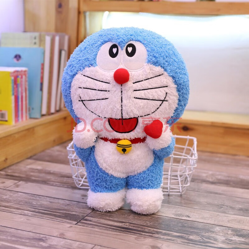 蓝色吐舌比心哆啦a梦 大约60厘米