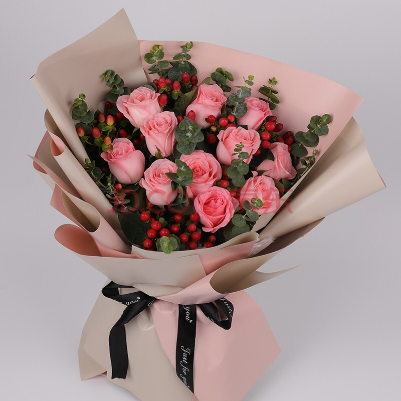 鲜花速递同城送花红玫瑰花礼盒鲜花生日花束送女友老婆全国花店送花