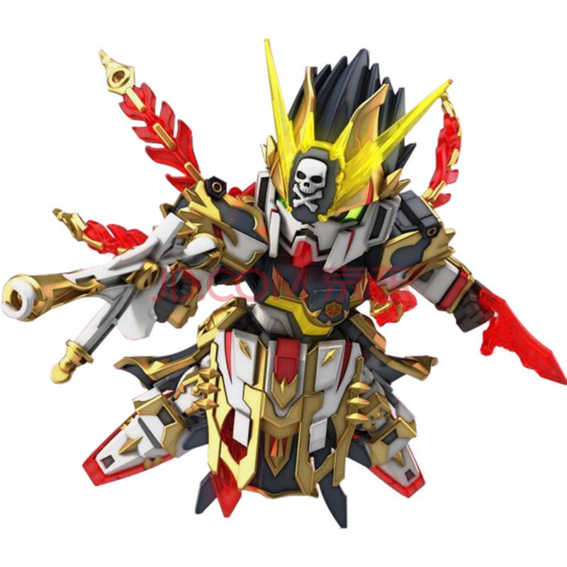 万代(bandai) sd 高达三国创杰传2 拼装模型玩具 8cm sd30 甘宁海盗