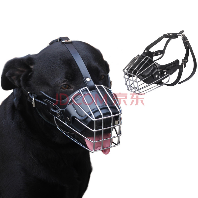 陌牛 马犬嘴套大型犬狗嘴套杜宾金毛狗嘴罩阿拉斯加宠物大狗嘴罩防