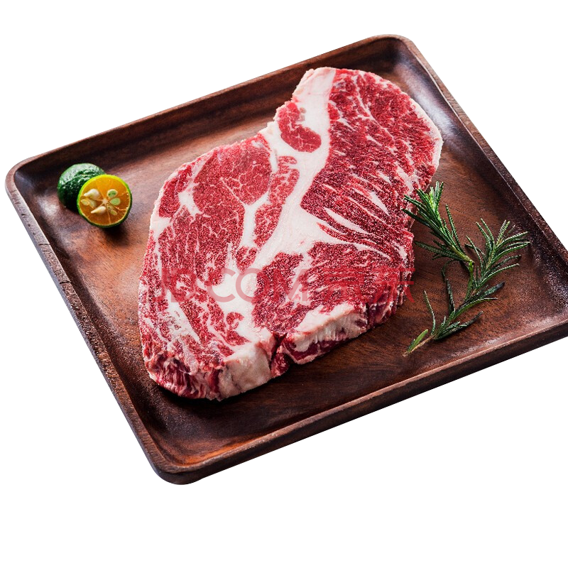 全民养牛澳洲进口和牛上脑牛排m5级500g/份原切封装冷链配送