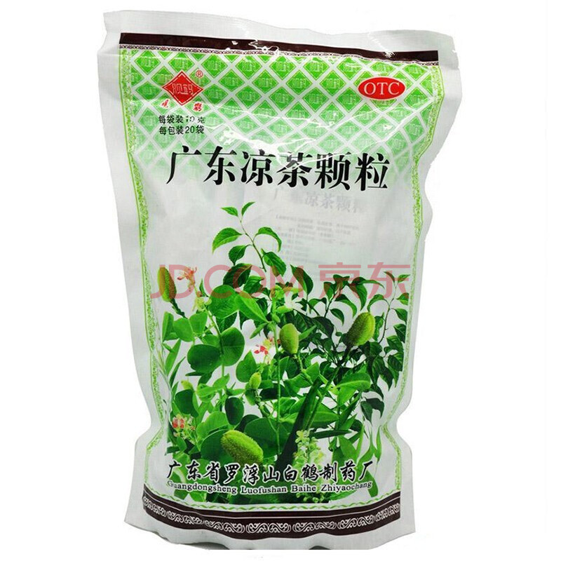 罗浮山 观鹤 广东凉茶颗粒 10g*20袋 四时感冒,发热喉痛,湿热积滞
