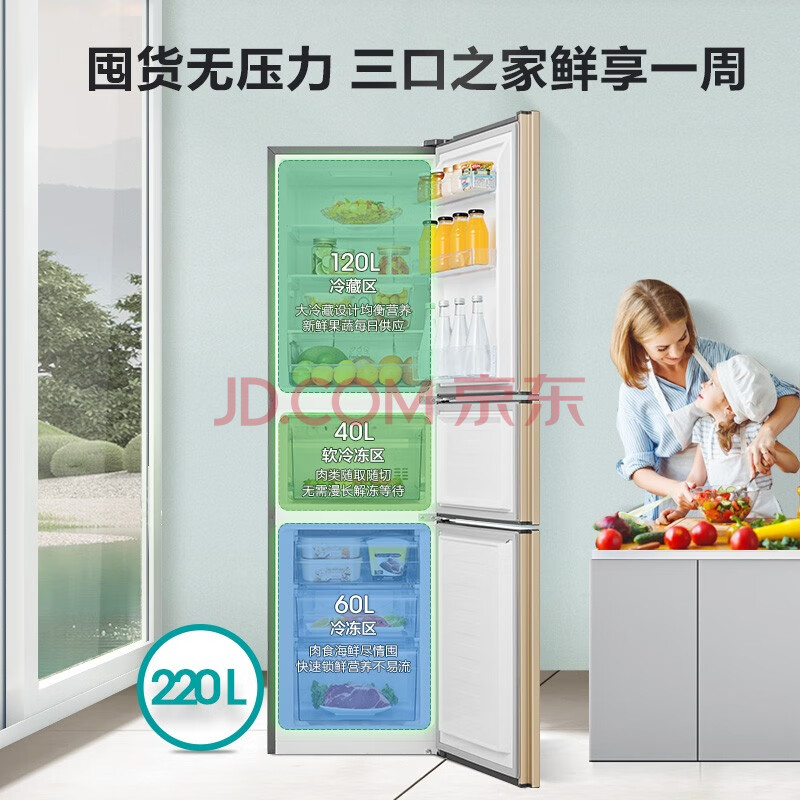 海信(Hisense)小冰箱BCD-220D-Q质量求解？实情实测分享 最新资讯 第2张
