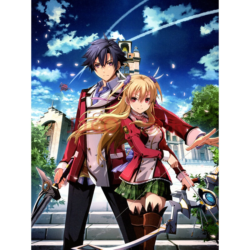 狼天影 英雄传说海报墙贴纸画 空之轨迹 碧之轨迹 闪之轨迹 零之轨迹