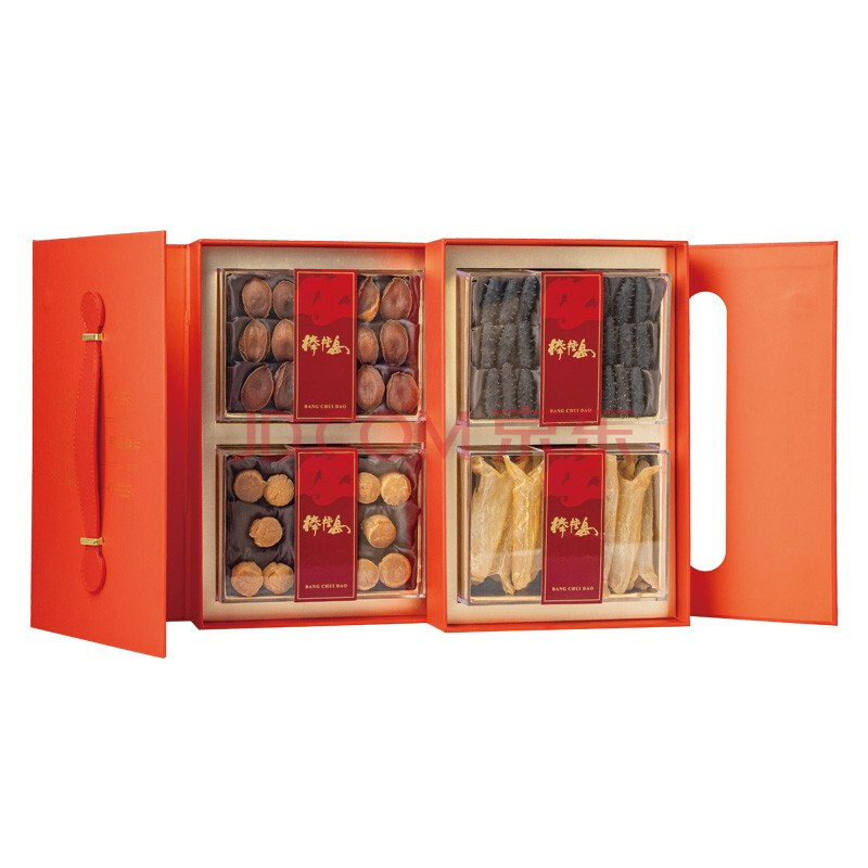 棒棰岛 大连特产海参干贝瑶柱鱼花胶海鲜干货礼盒高端节日年货礼盒280