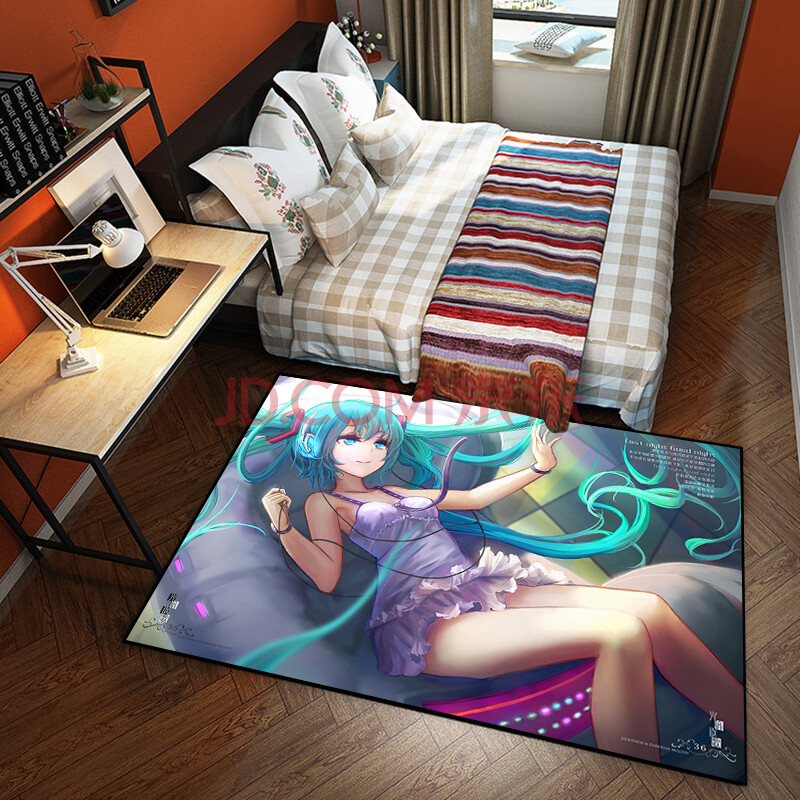 杞沐初音未来动漫地毯定制客厅卧室房间床边垫卡通vocaloid二次元 cy