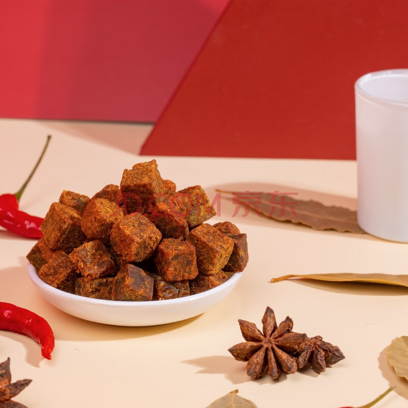 19.9元包邮  RICHDAYS牛肉粒风干牛肉 500g