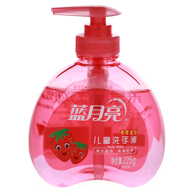 蓝月亮儿童草莓洗手液225ml