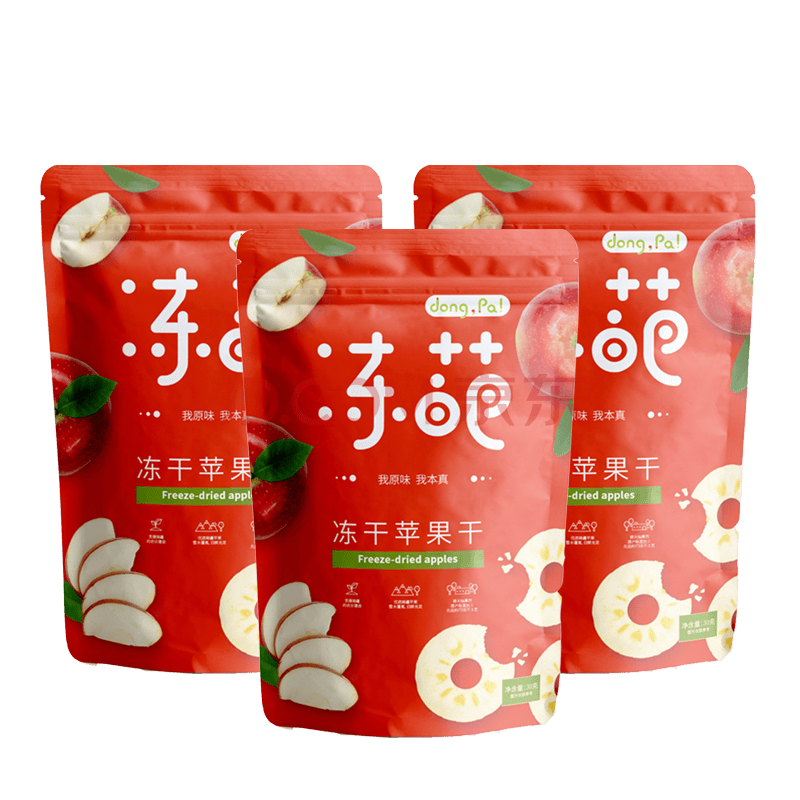 冻葩冻干苹果干30g*3袋 闽龙达