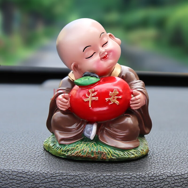 用品车上中控台可爱卡通网红公仔用品创意小玩偶礼品装饰 单个平安