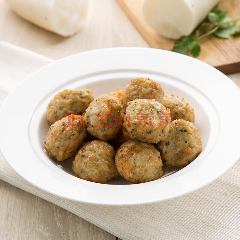 泛洲滋味轩白萝卜猪肉丸鱼丸方便食品加热即食菜肉圆子丸子火锅食材