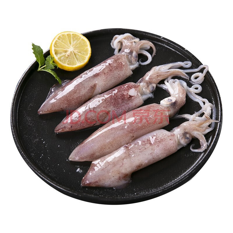 浓鲜鹿鸣岛 冷冻 海捕鱿鱼 袋装 海兔子 火锅烧烤食材 海鲜水产 500g