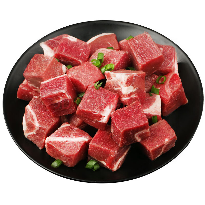 牛腩新鲜牛腩肉雪花牛肉粒块2斤风味浓郁肥瘦相间