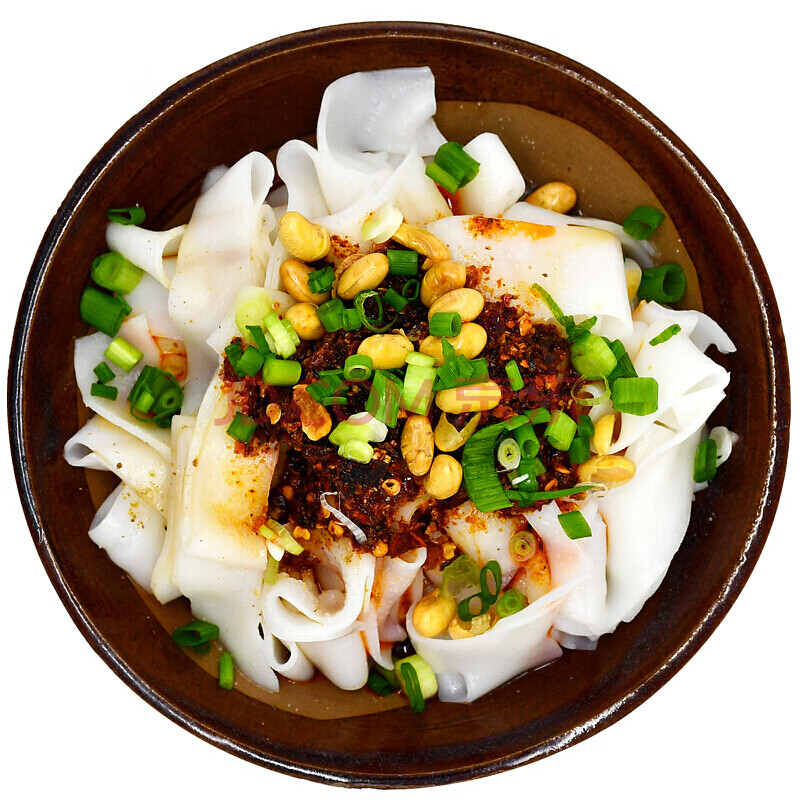 贵州特产 红油米皮贵州特产凉皮卷粉速食特色小吃 米豆腐500g*5袋【图