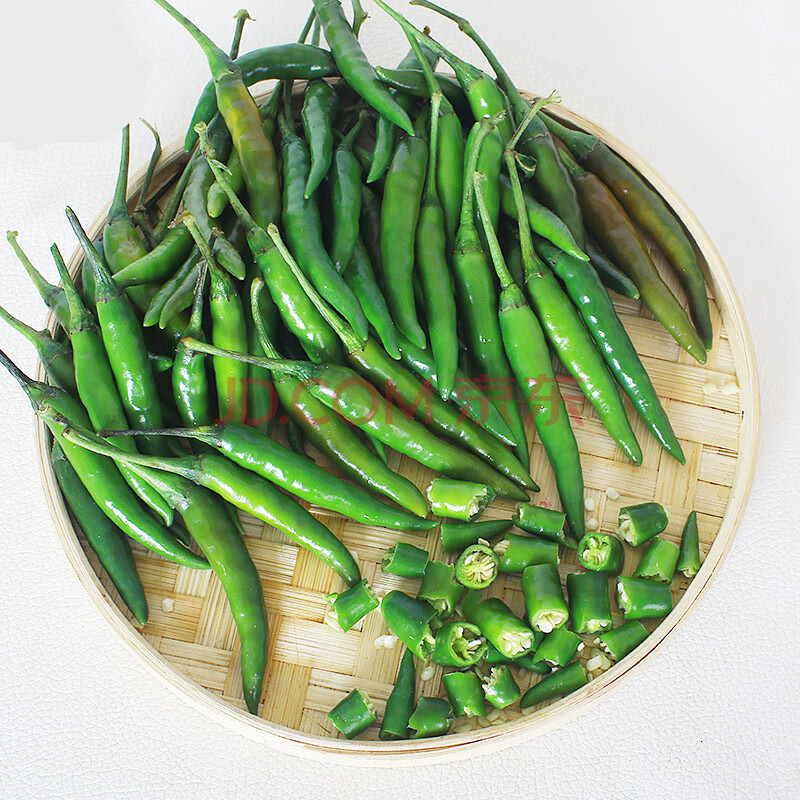 蔬菜 葱姜蒜椒 米詅 新鲜小米椒朝天椒特辣指天椒青辣椒青尖椒朝天椒