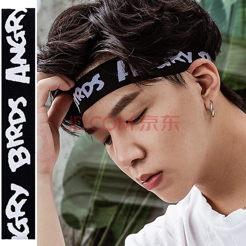 边字母发卡发饰头套头花饰品儿童头箍女士护额头巾男士发带健身头带男