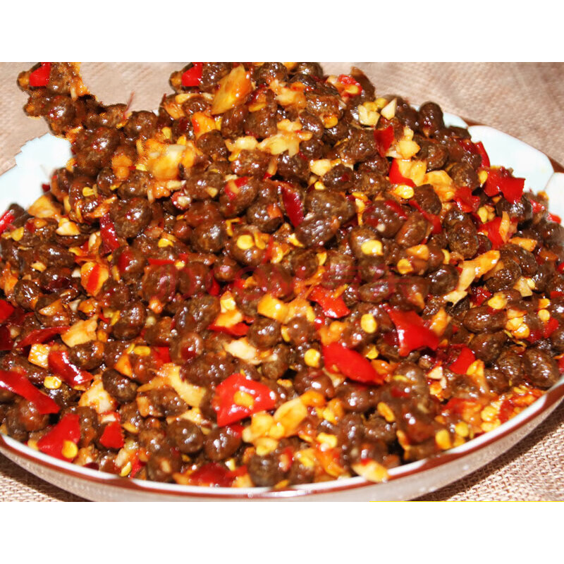 豆鼓辣椒酱湖南怀化沅陵特豆食霉豆鼓蒜香豆豉250g