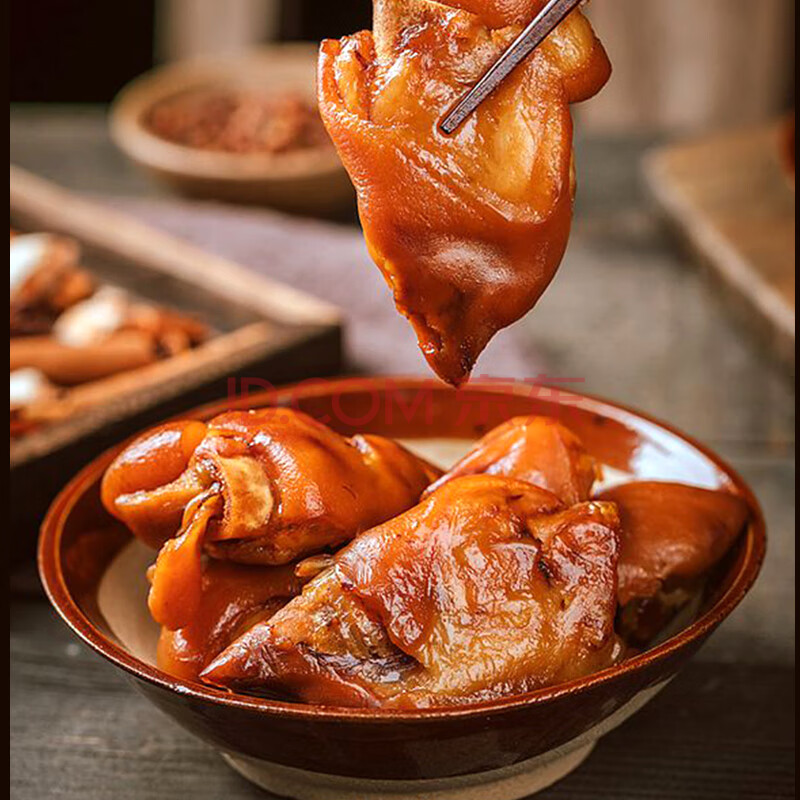 华夏味道卤香猪蹄开袋即食网红零食小吃猪脚独立真空包装熟食猪蹄子