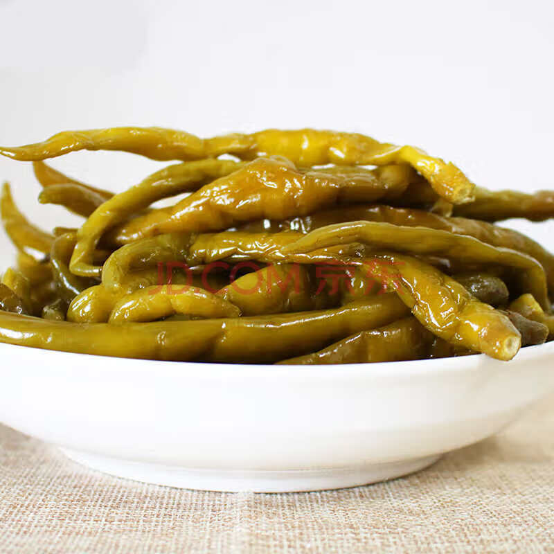 500g湖南特产酸辣椒农家腌辣椒坛子菜酱辣椒泡椒腌辣椒辅料下饭菜
