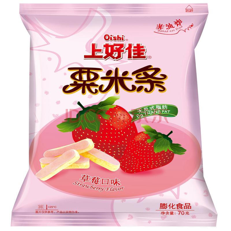 上好佳粟米条草莓口味70g