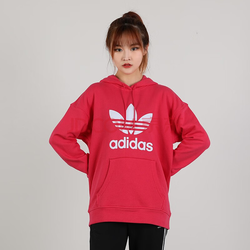 三叶草女装 2021春季新款运动服跑步健身潮流时尚舒适休闲卫衣gd2439