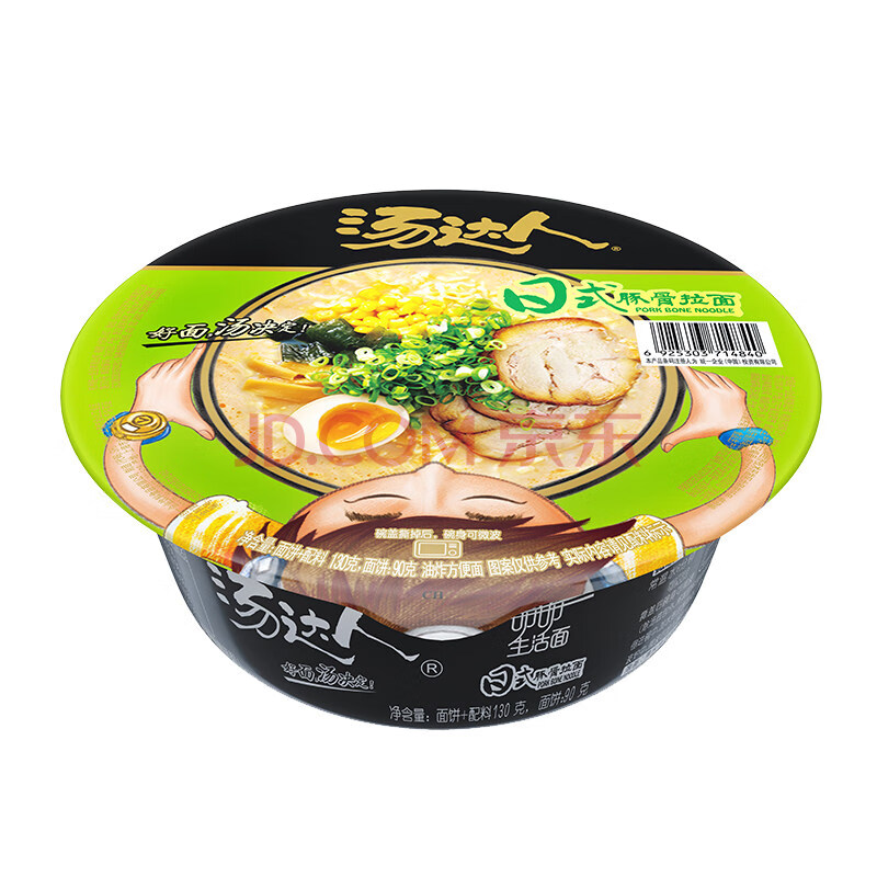 统一 汤达人日式豚骨拉面 130g/碗