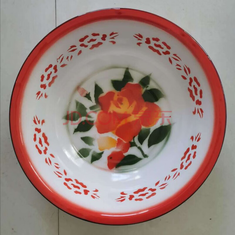 老式搪瓷洗脸盆处理搪瓷盆洗脸盆二等瑕疵盆洗菜洗衣