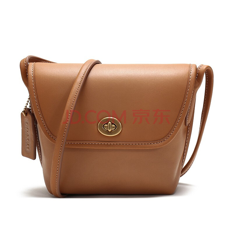 蔻驰 女士专柜款originals系列皮革单肩斜挎包 2905 b4ra1 马鞍棕色