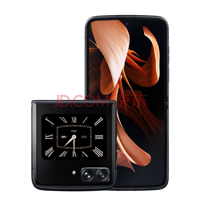 摩托罗拉 moto razr 2022 折叠机 12+512GB 价格新低,到手 3329 元