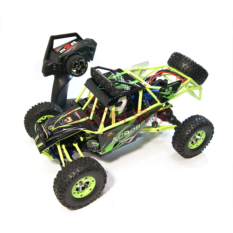 伟力12428 rc模型遥控车四驱高速赛车充电玩具大脚攀爬沙漠越野车