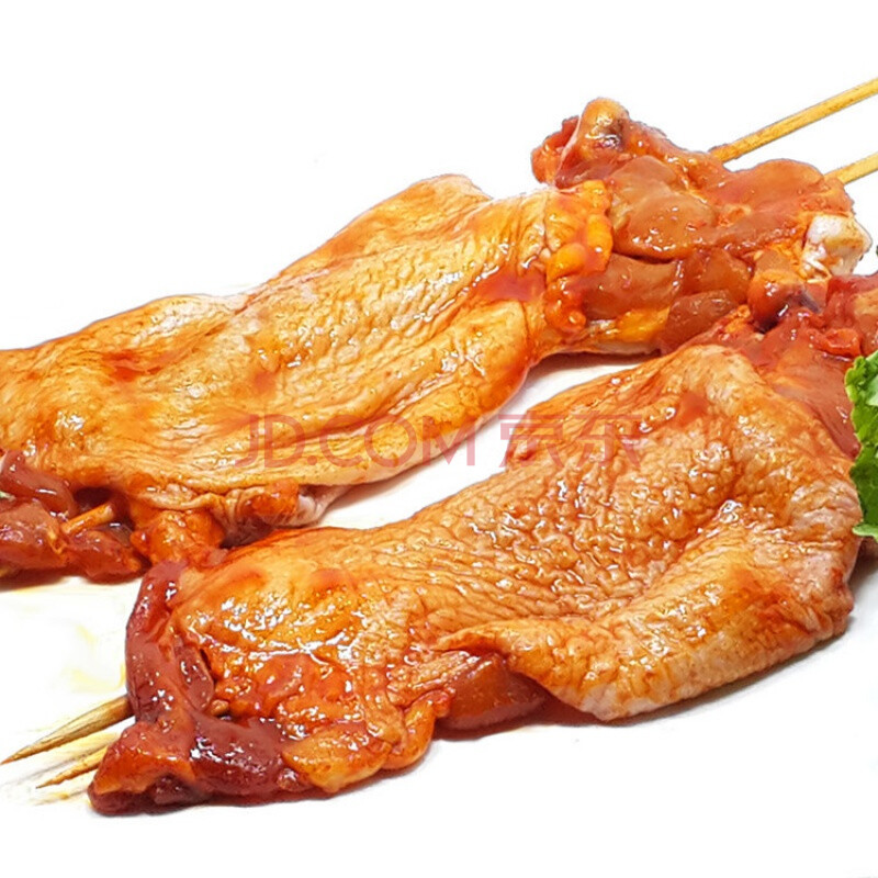 串烧鸡块 10串/袋 鸡腿块 油炸烧烤串 炸串半成品 上腿肉块